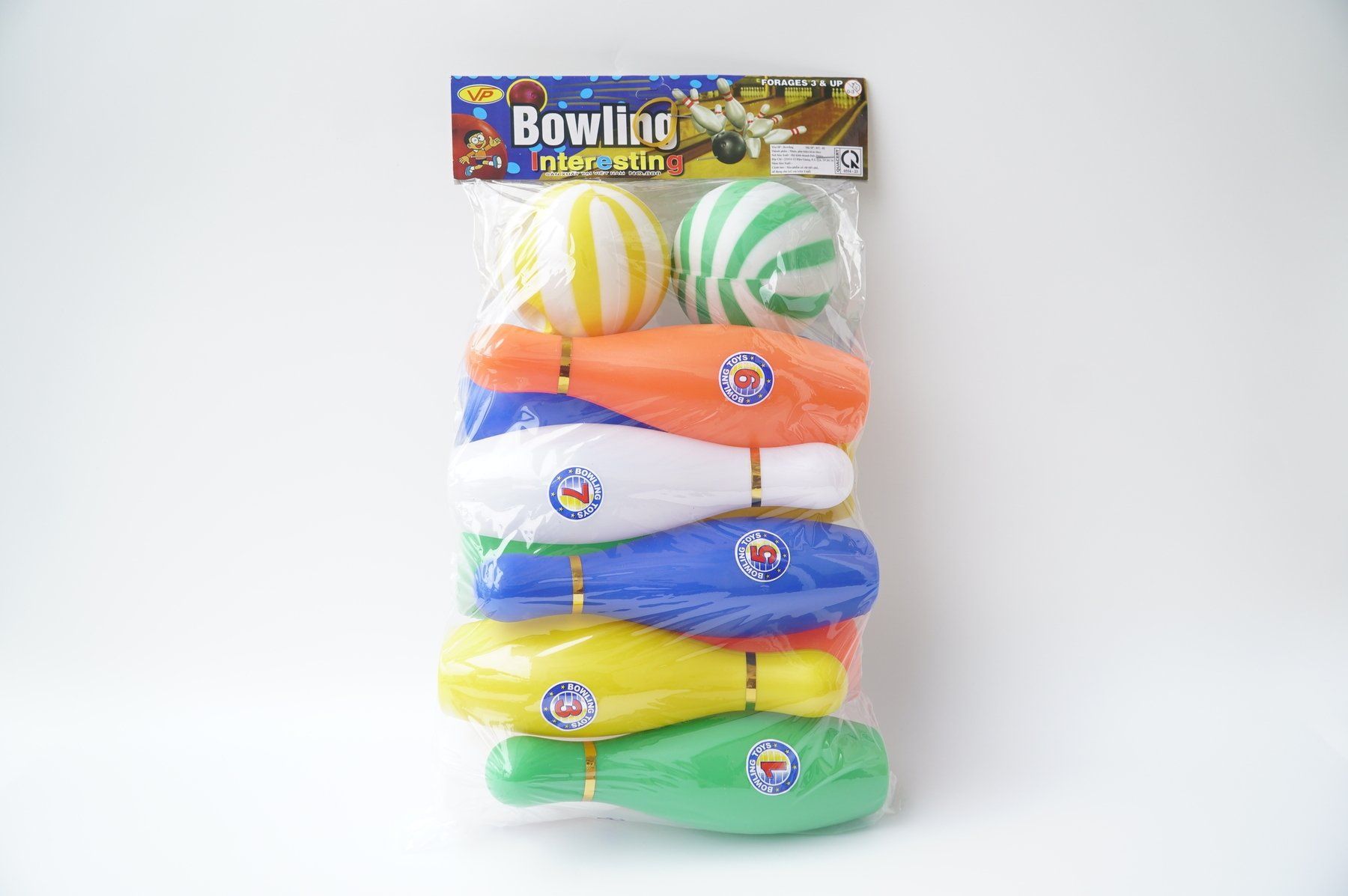  Đồ chơi ném Bowling cho bé, bộ đồ chơi ném bóng Bowling loại xịn - Cỡ lớn cao 22cm 