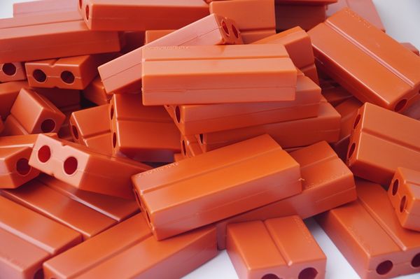  Đồ chơi xây dựng cho bé, khối gạch nhựa cho bé chơi xây dựng - Túi gạch viên lớn 