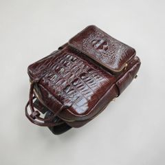 Balo cặp da cá sấu công sở cao cấp Ovenis