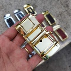 Mặt Khóa cho dây thắt lưng da cá sấu thật chuẩn 4cm [NHIỀU MÀU] Kim loại đúc nguyên khối không gỉ sét!