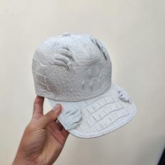 Nón Mũ da cá sấu BẠCH TẠNG có gắn móng đẹp chất!