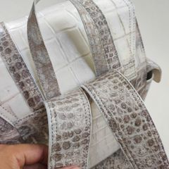 Balo da cá sấu Bạch Tạng Heritage Size LỚN (Hàng đặt trước)