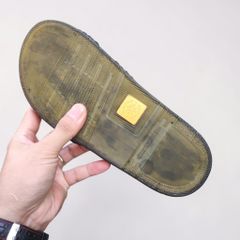 Dép da cá sấu quai ngang ĐẾ CAO 2.5cm rất vừa!