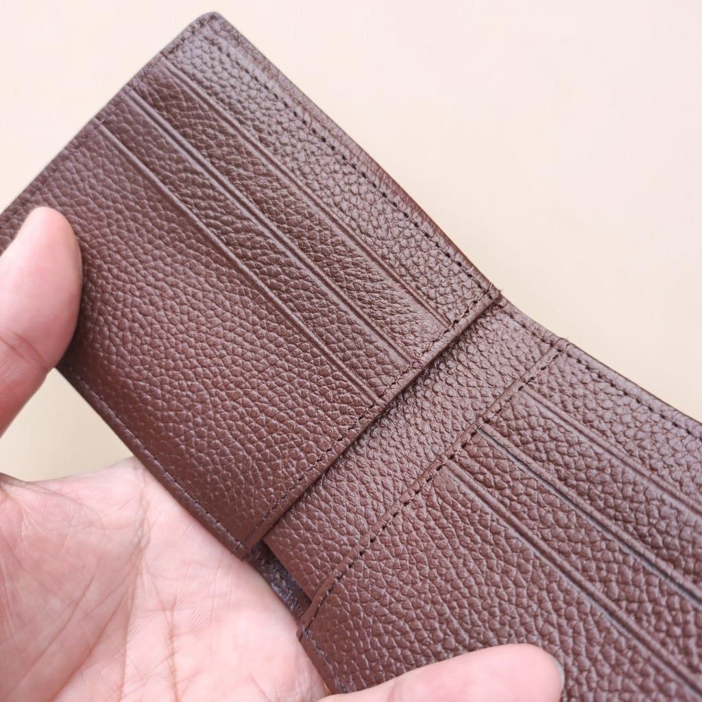 Ví cá sấu MINI size 10.5*8.5 cm gọn nhẹ. Da bụng cá sấu mềm và bền!