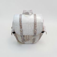Balo da cá sấu Bạch Tạng Heritage Size LỚN (Hàng đặt trước)