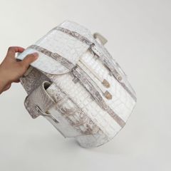 Balo da cá sấu Bạch Tạng Heritage Size LỚN (Hàng đặt trước)