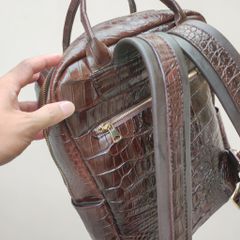 Balo cặp da cá sấu công sở cao cấp Ovenis