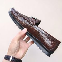 Giày lười da Bắp chân cá sấu rất đẹp!