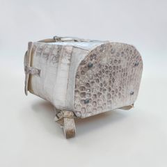 Balo da cá sấu Bạch Tạng Heritage Size LỚN (Hàng đặt trước)