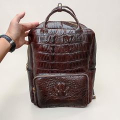 Balo cặp da cá sấu công sở cao cấp Ovenis