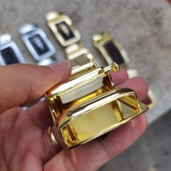 Mặt Khóa cho dây thắt lưng da cá sấu thật chuẩn 4cm [NHIỀU MÀU] Kim loại đúc nguyên khối không gỉ sét!
