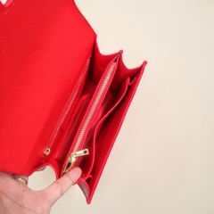 Túi đeo vai Nữ da bụng cá sấu đỏ Nổi bật. Thiết kế thương hiệu!