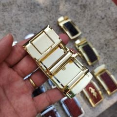 Mặt Khóa cho dây thắt lưng da cá sấu thật chuẩn 4cm [NHIỀU MÀU] Kim loại đúc nguyên khối không gỉ sét!