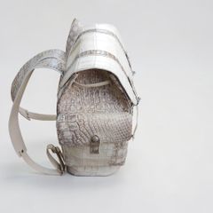 Balo da cá sấu Bạch Tạng Heritage Size LỚN (Hàng đặt trước)