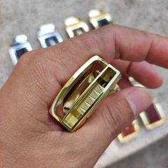 Mặt Khóa cho dây thắt lưng da cá sấu thật chuẩn 4cm [NHIỀU MÀU] Kim loại đúc nguyên khối không gỉ sét!