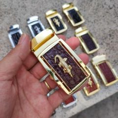 Mặt Khóa cho dây thắt lưng da cá sấu thật chuẩn 4cm [NHIỀU MÀU] Kim loại đúc nguyên khối không gỉ sét!