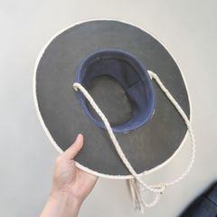 Nón mũ Cao bồi da cá sấu bạch tạng Ovenis!