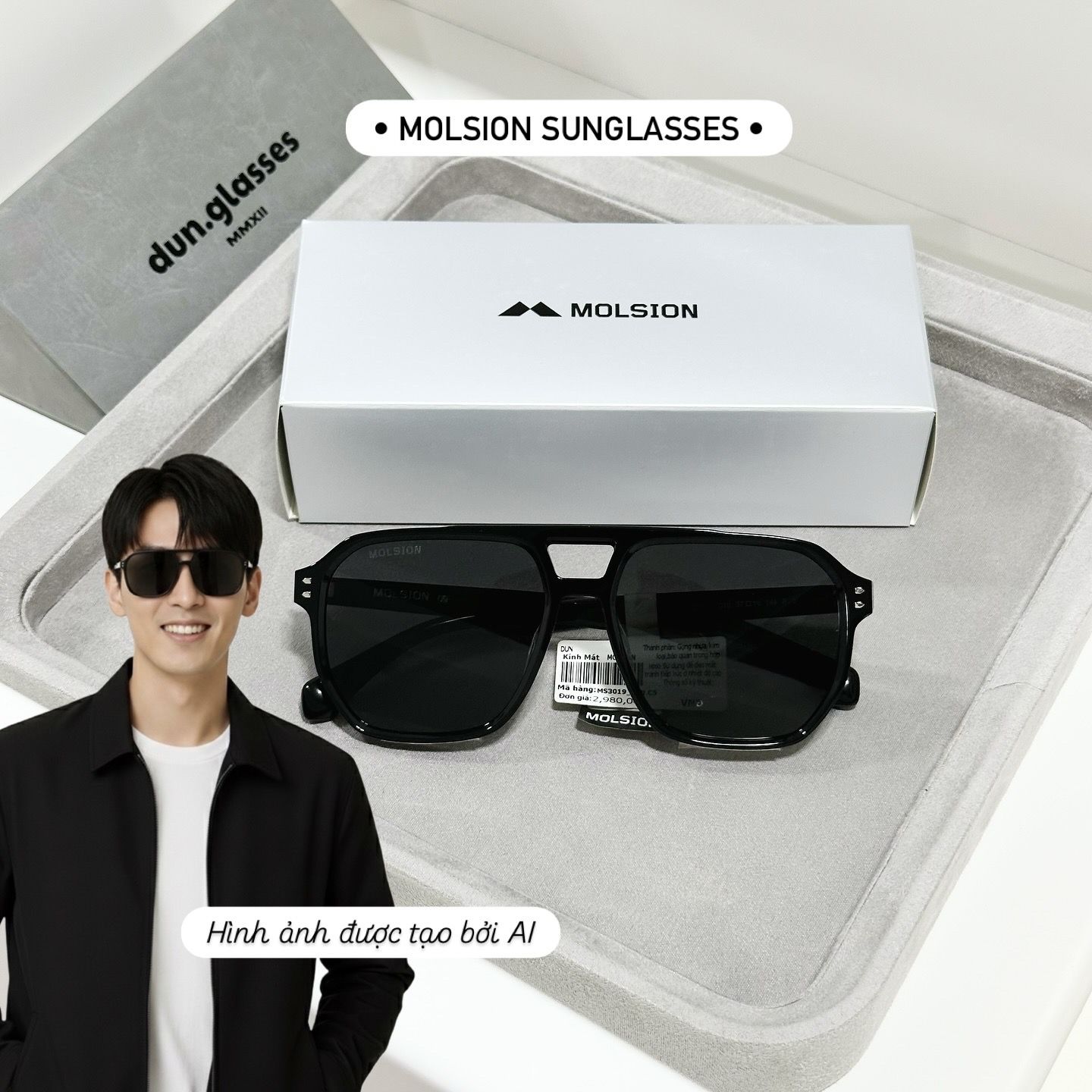  Kính mát Molsion MS 3019 