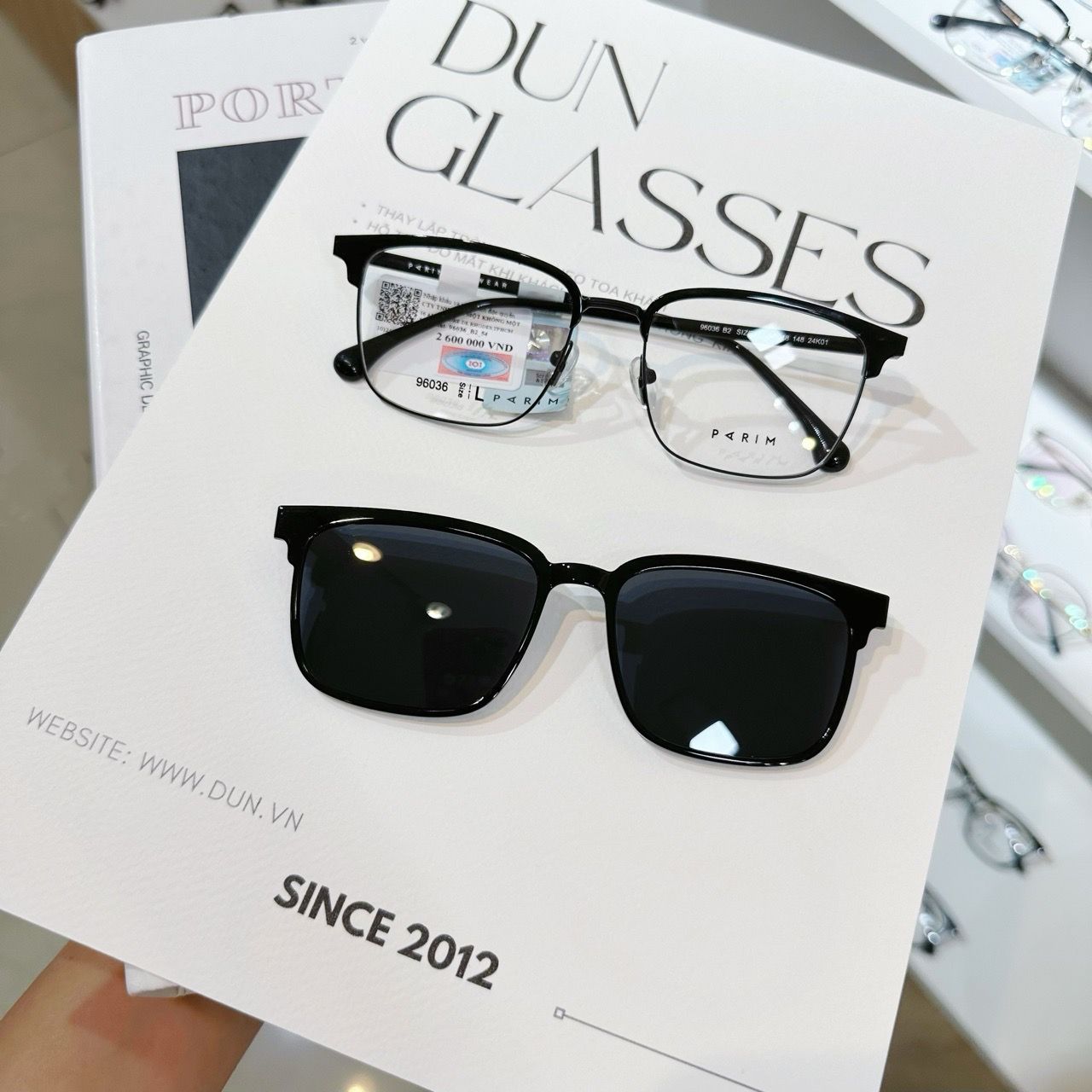  Mắt kính Clip On Parim 96036 