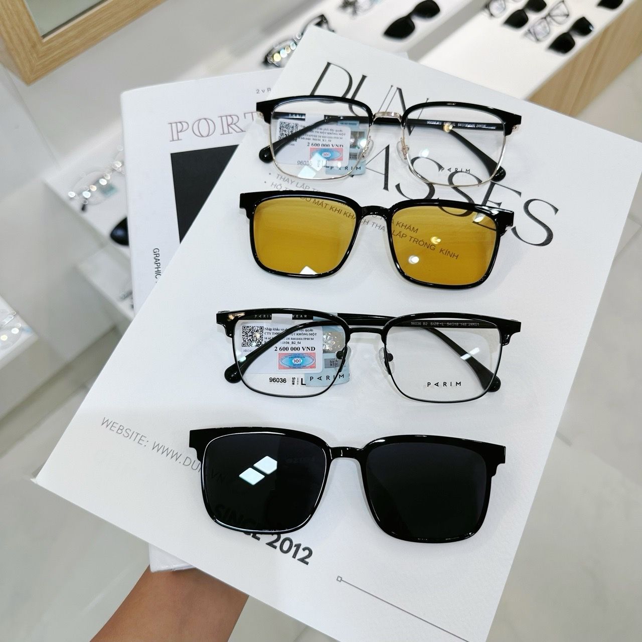  Mắt kính Clip On Parim 96036 