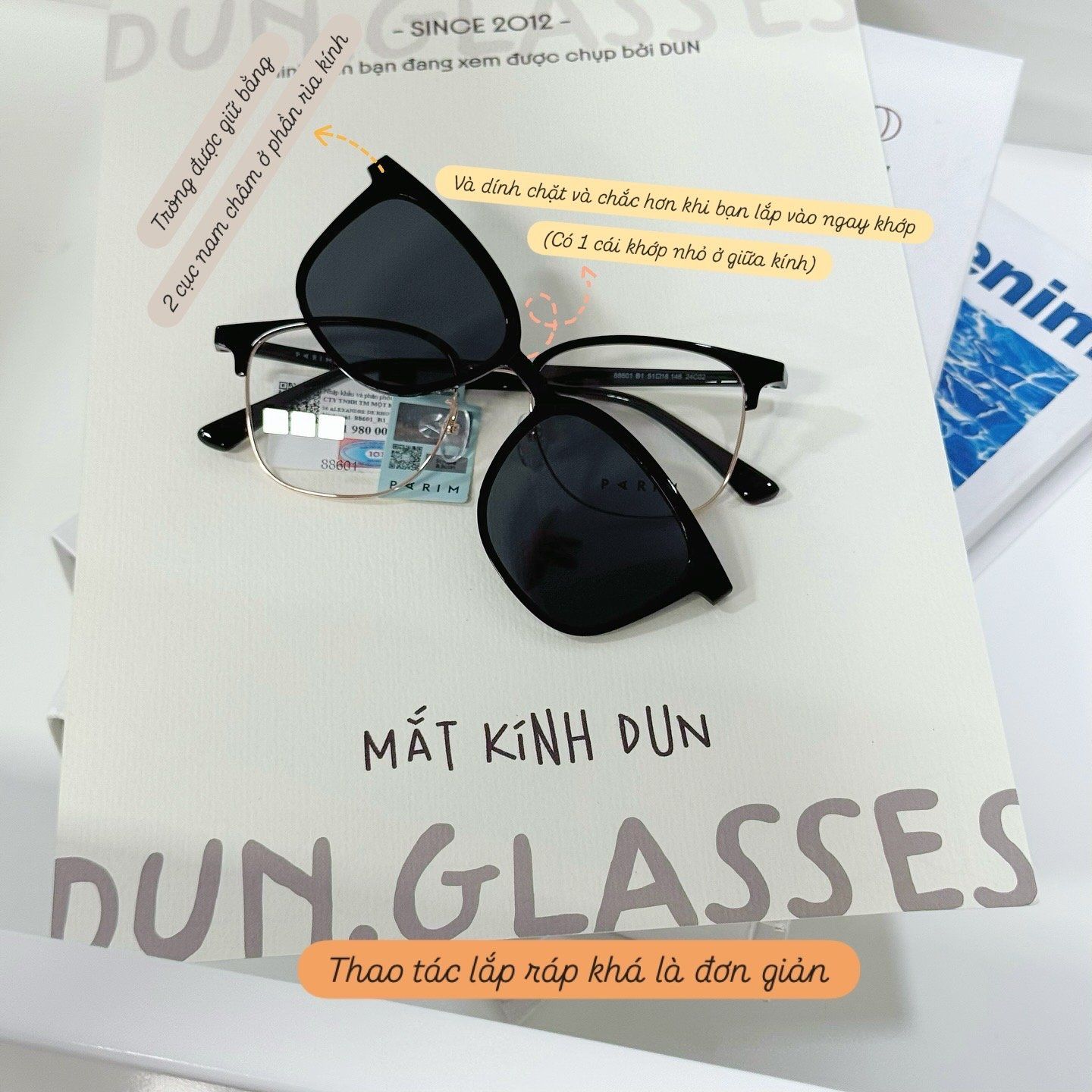  Mắt kính Clip On Parim 88601 
