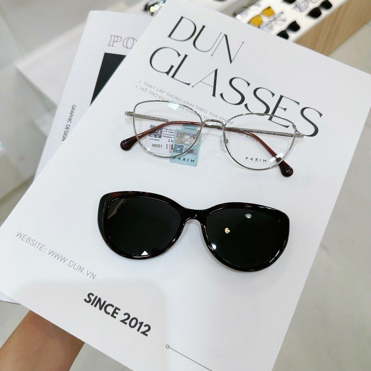  Mắt kính Clip On Parim 96051 