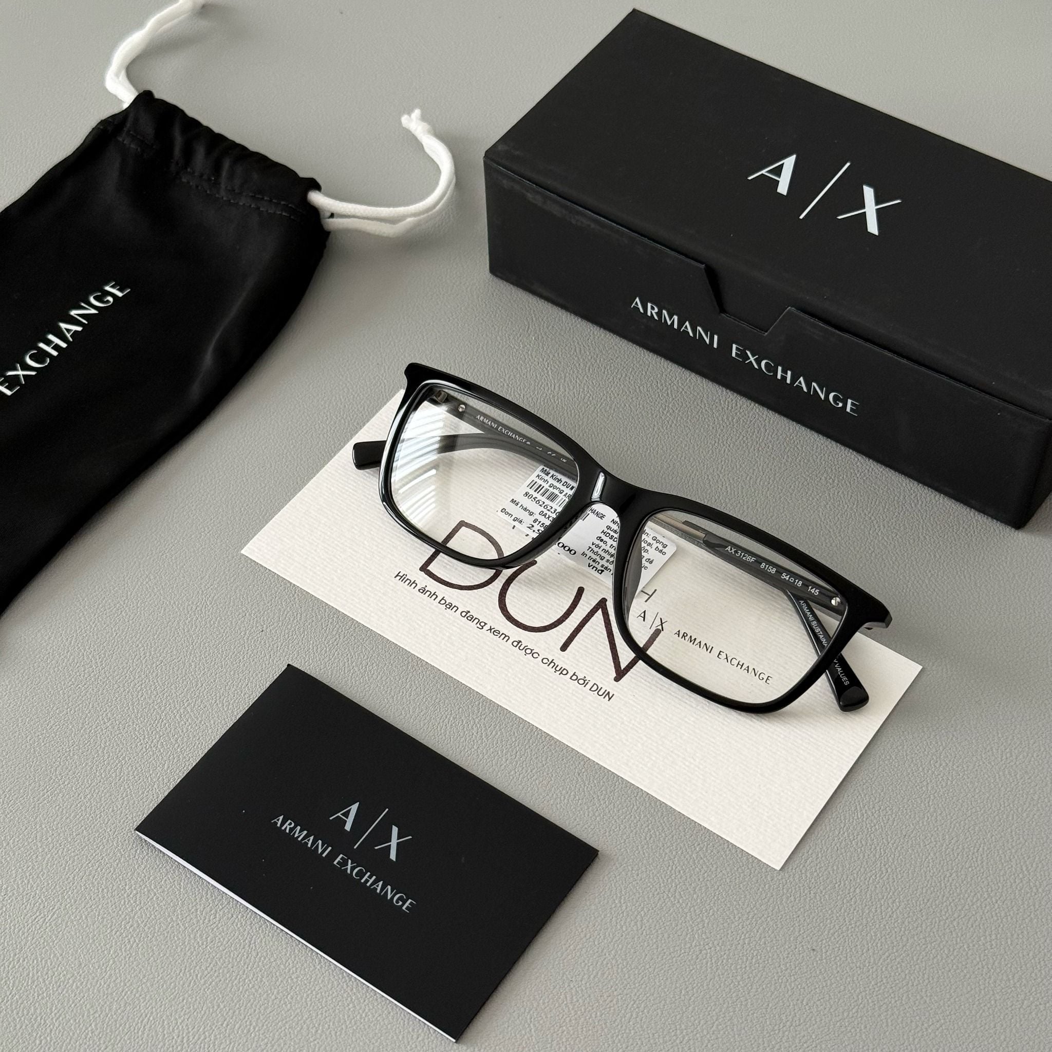  Mắt kính ARMANI EXCHANGE AX 3126 