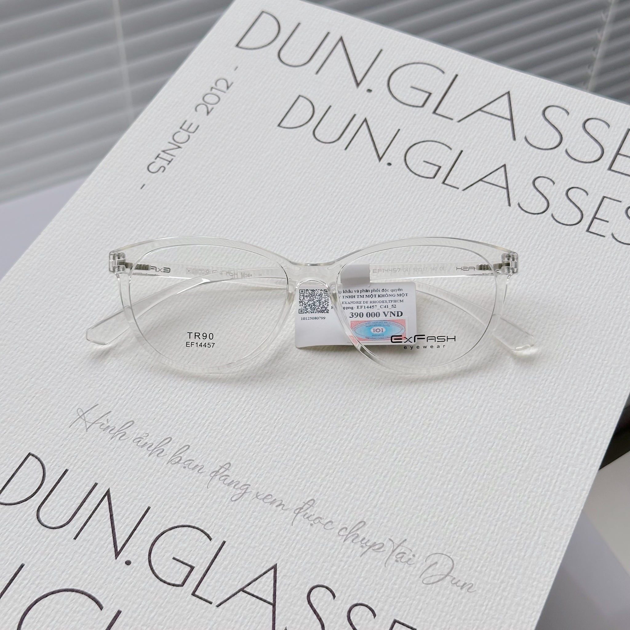  Mắt kính TR90 Exfash EF 14457 
