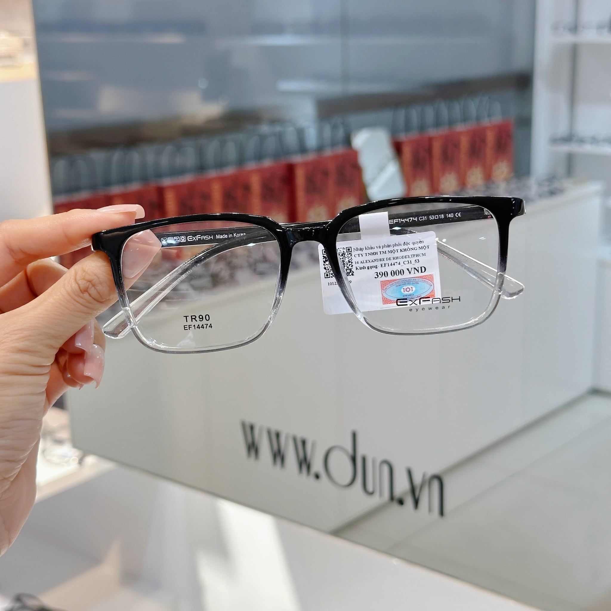  Mắt kính TR90 Exfash EF 14474 