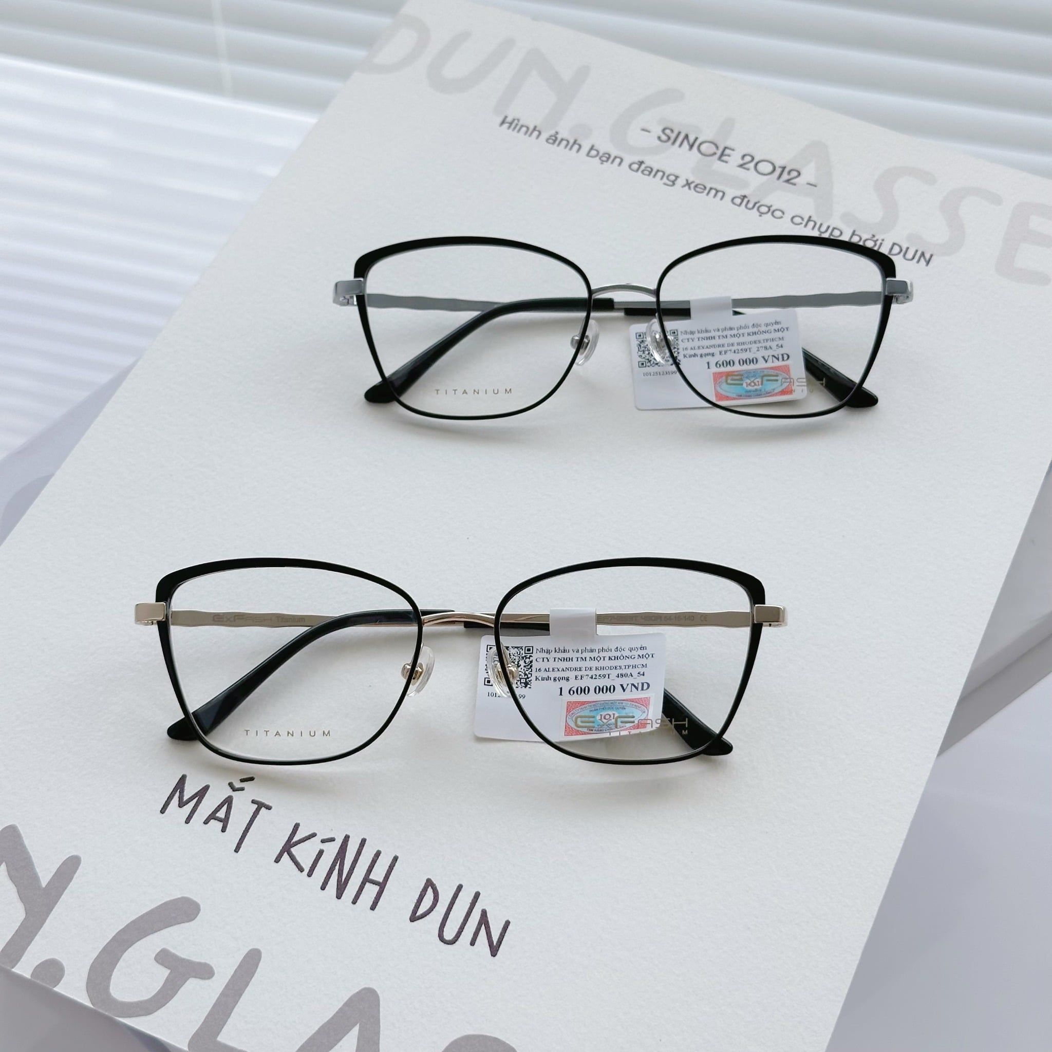  Mắt kính beta titanium Exfash EF 74259 T 