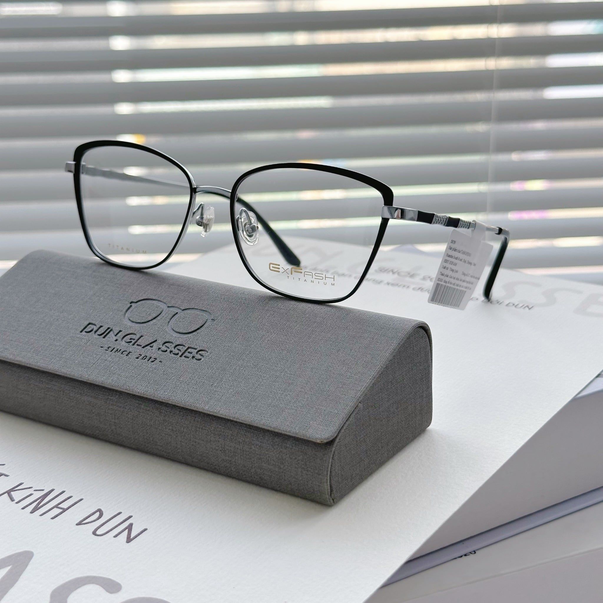  Mắt kính beta titanium Exfash EF 74259 T 
