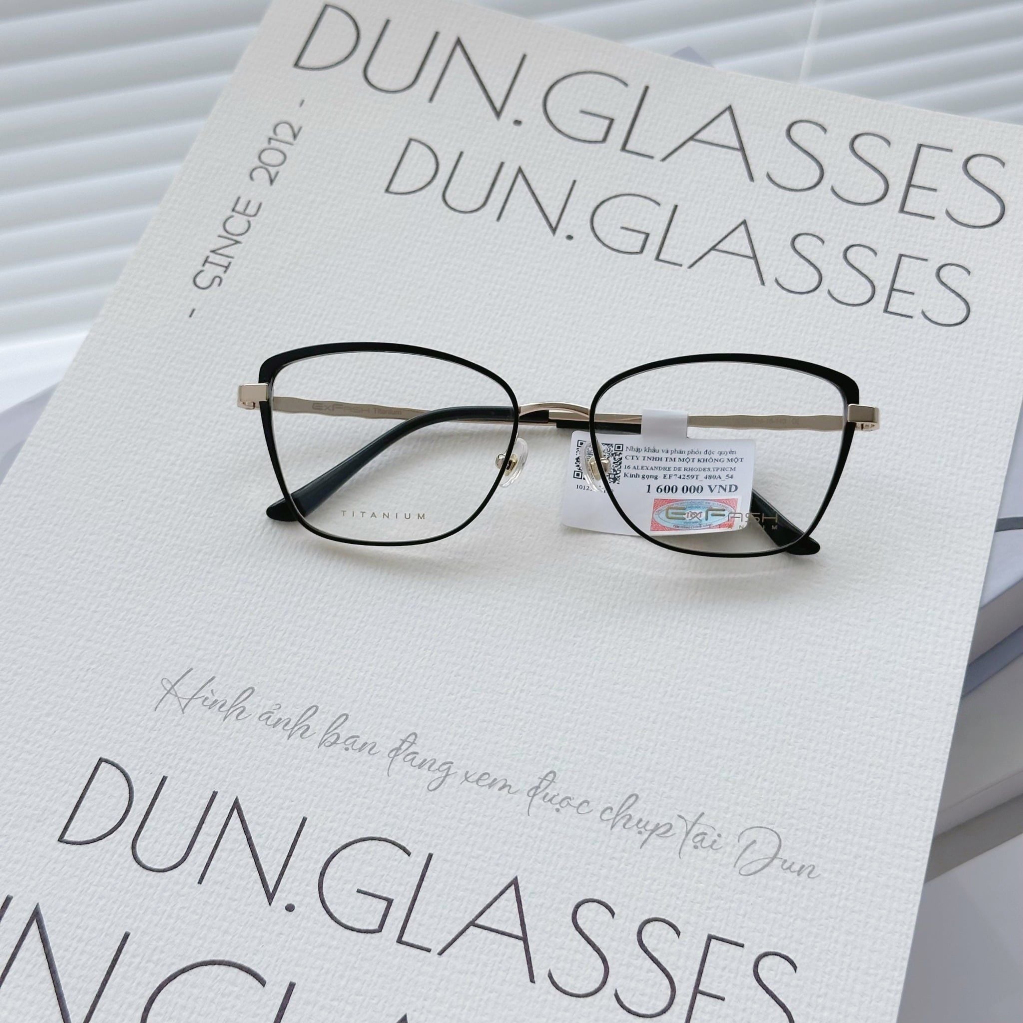  Mắt kính beta titanium Exfash EF 74259 T 