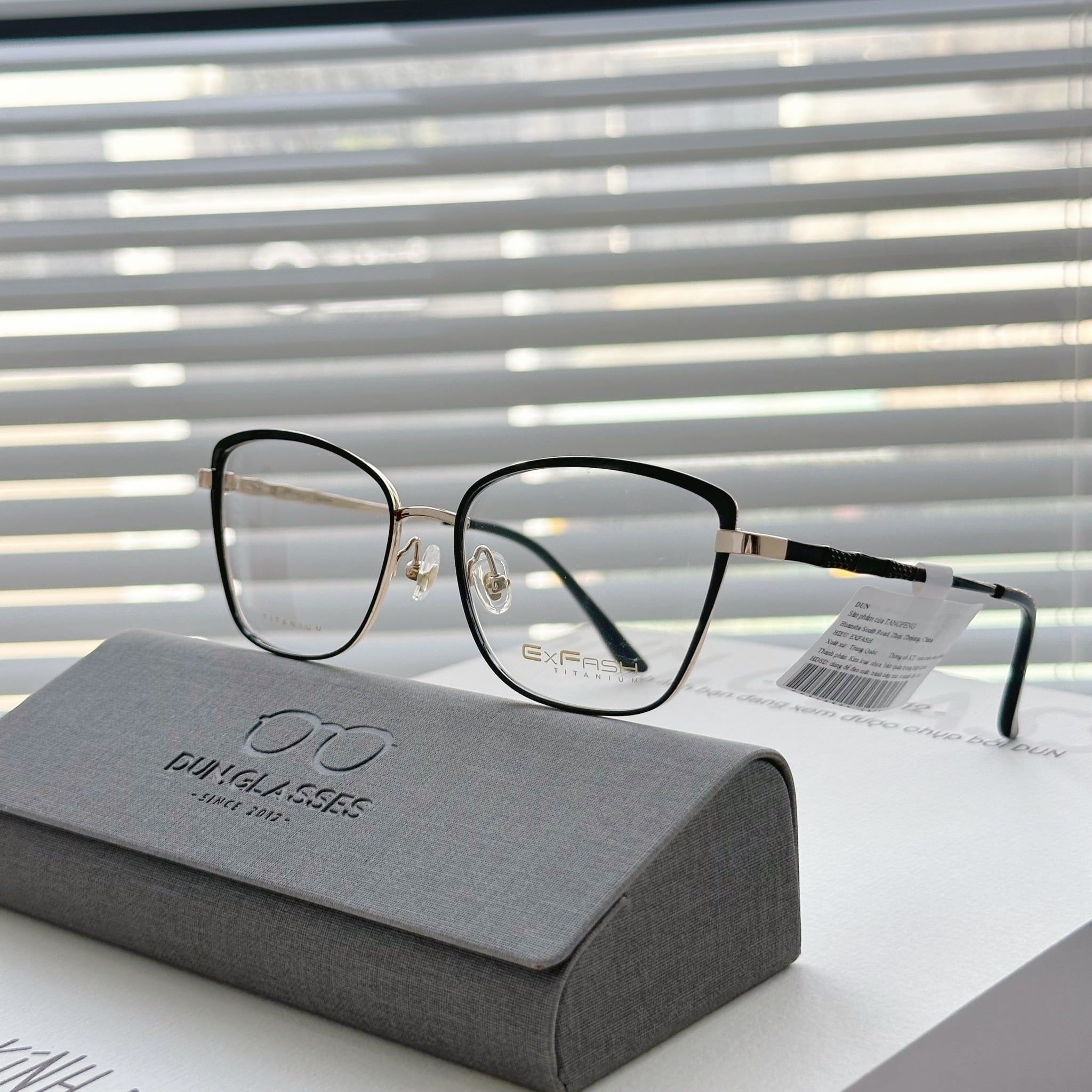  Mắt kính beta titanium Exfash EF 74259 T 