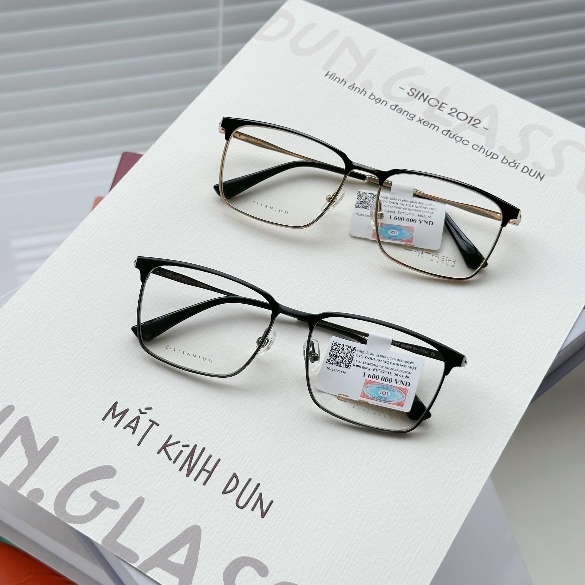  Mắt kính beta titanium Exfash EF 74274 T 