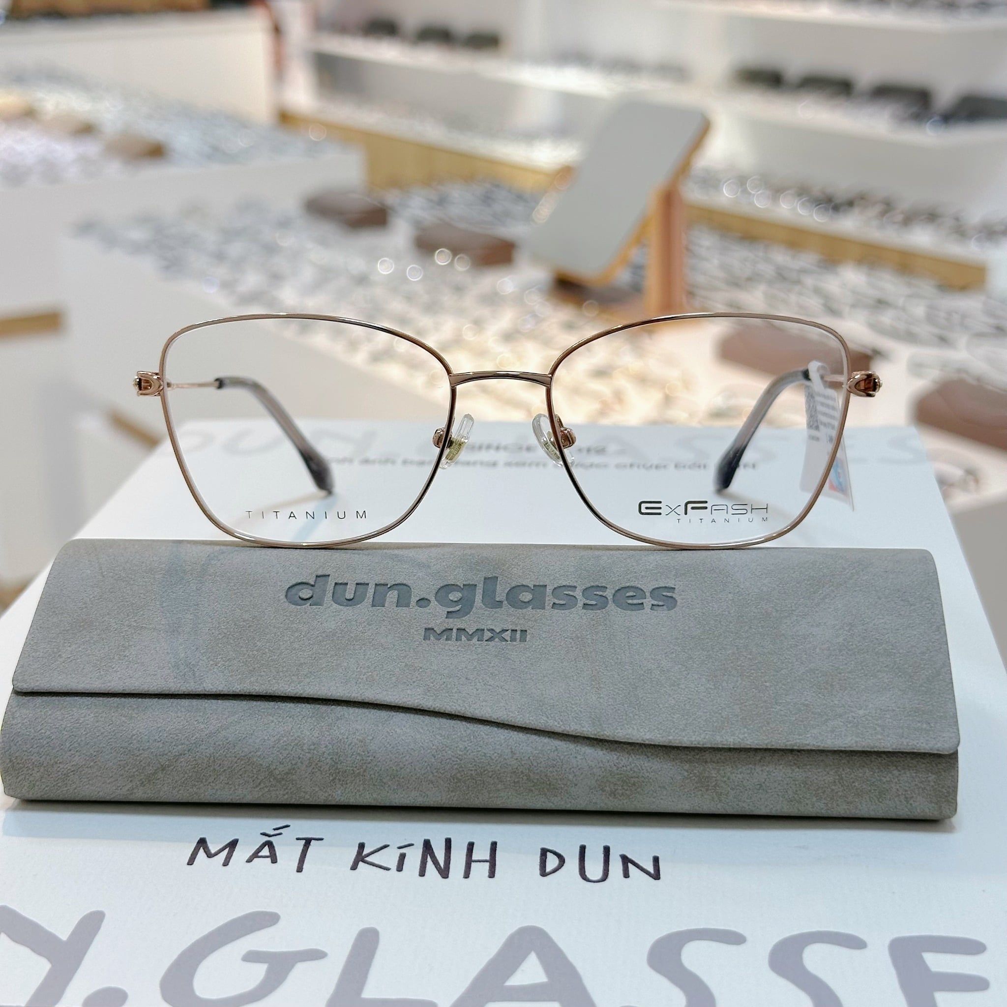  Mắt kính titanium Exfash EF 75260 