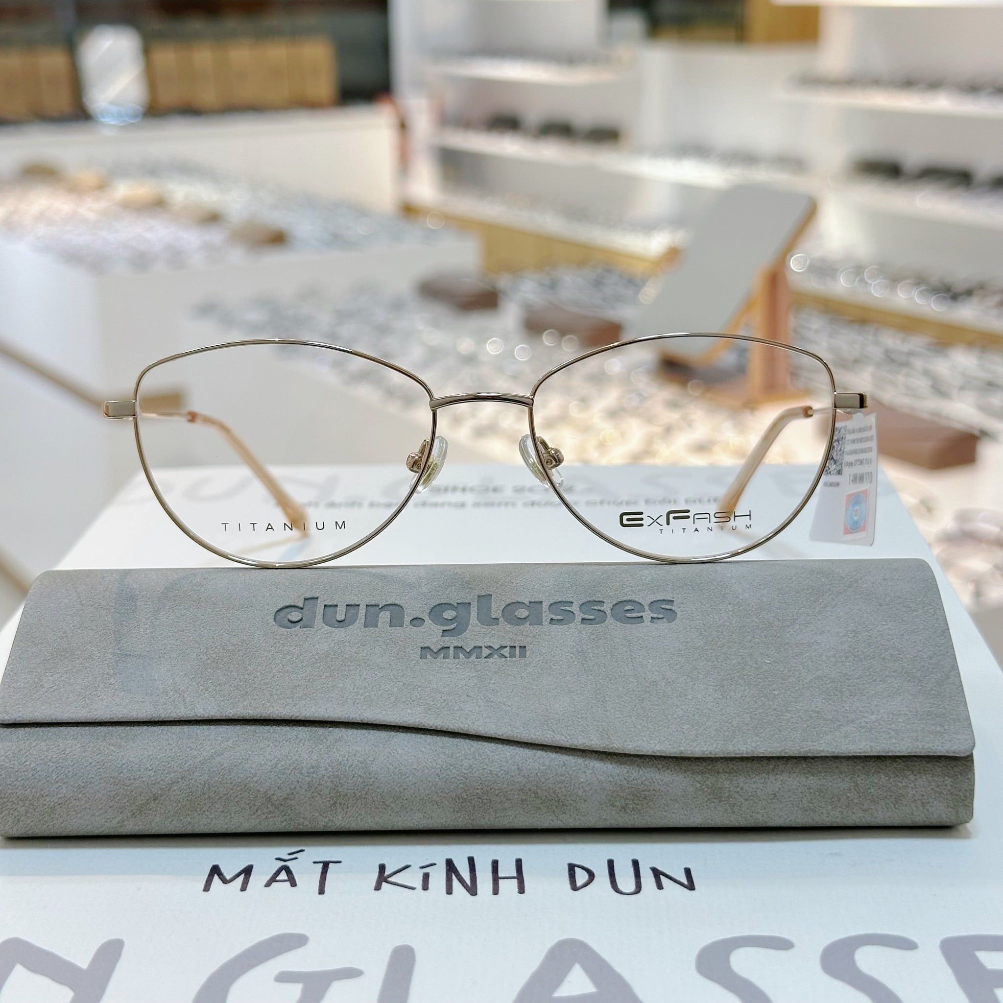  Mắt kính titanium Exfash EF 75286 