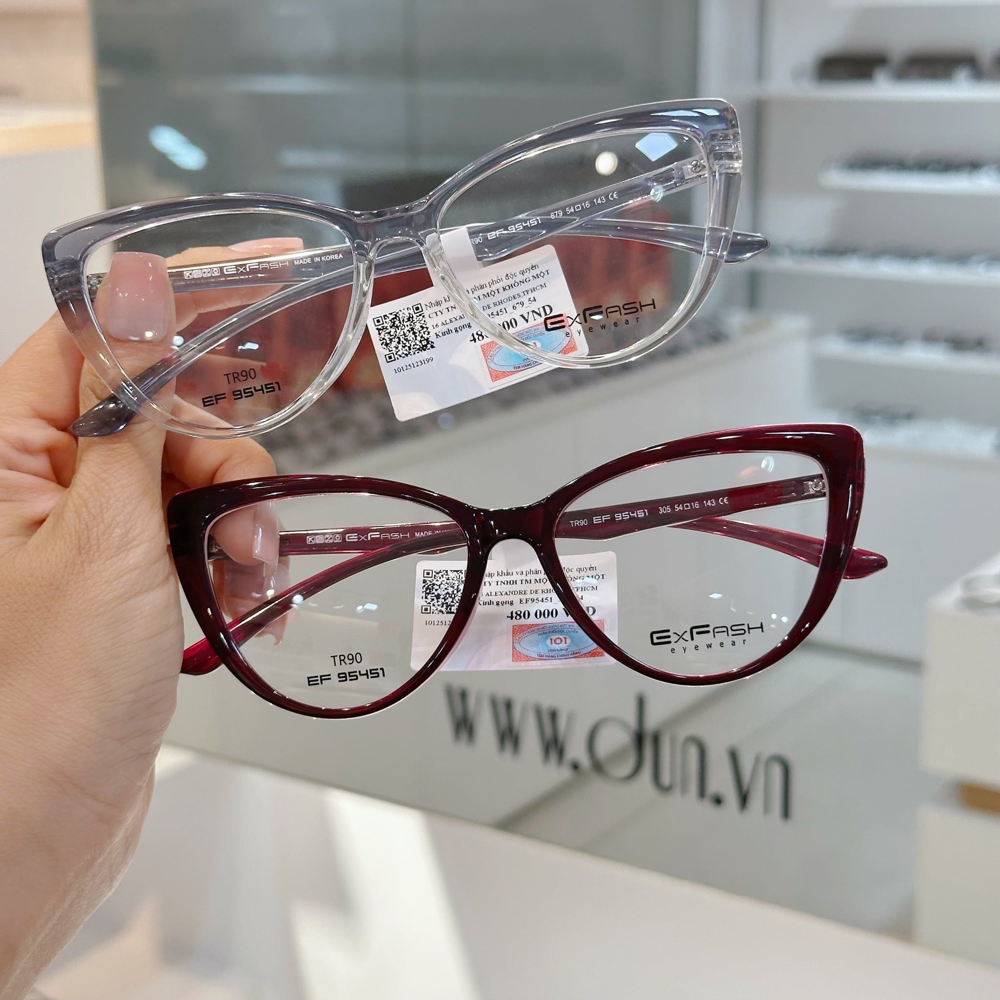  Mắt kính mắt mèo Exfash EF 95451 