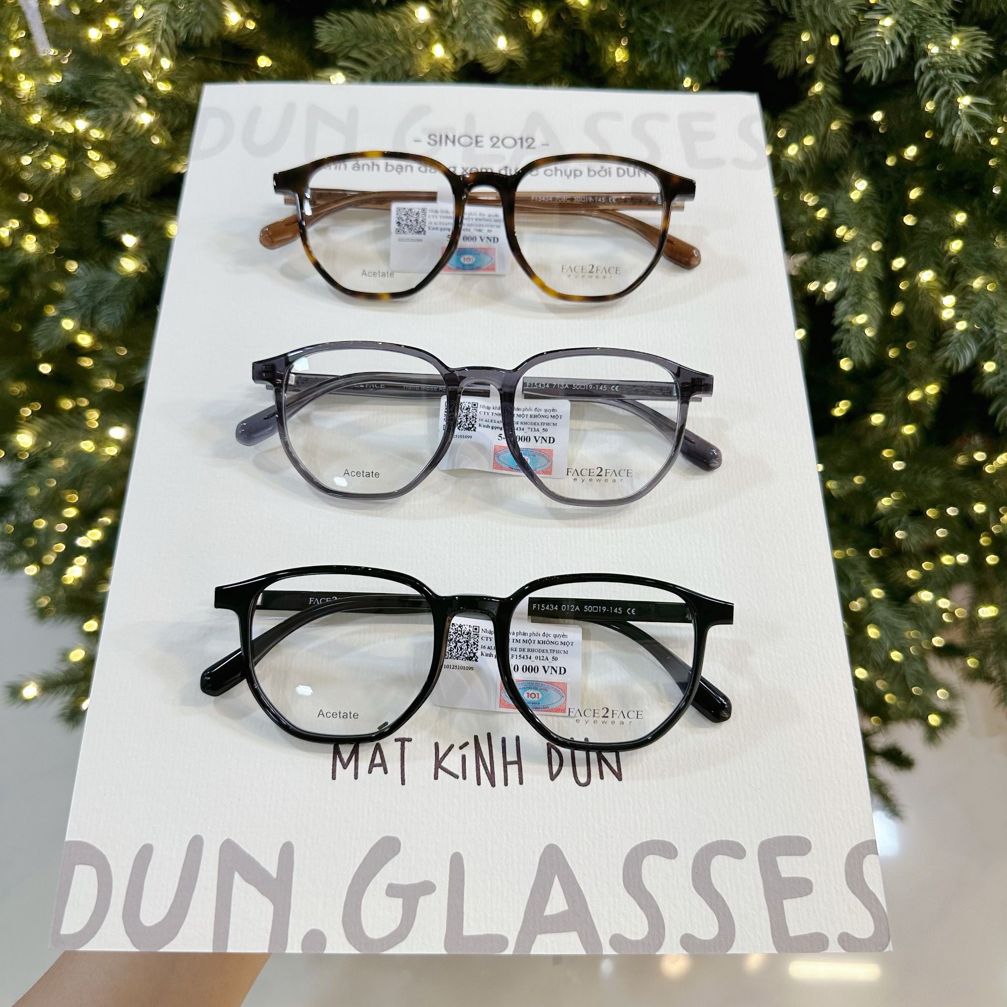  Mắt kính Acetate Face2Fcae F 15434 