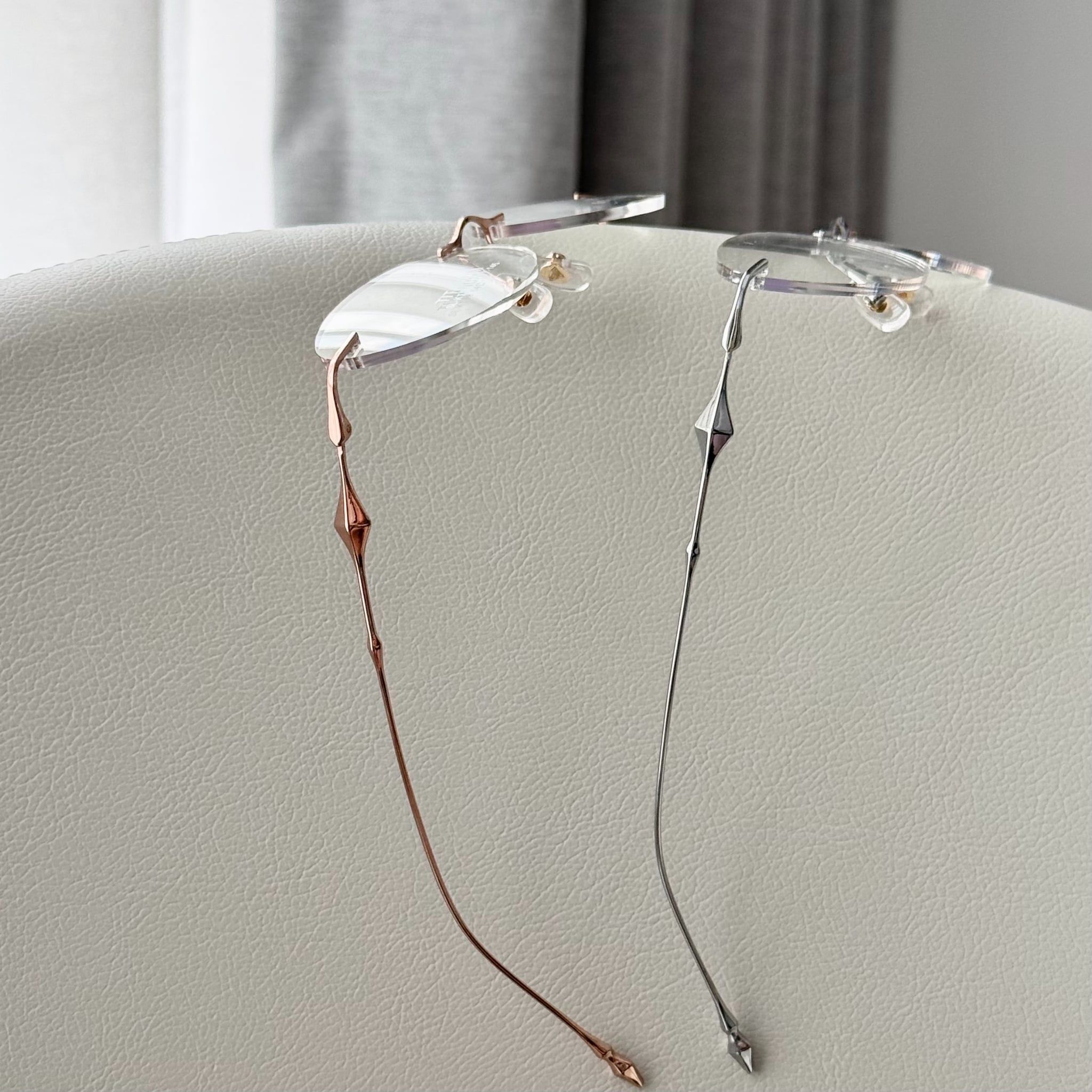  Mắt kính không viền oval G4132 