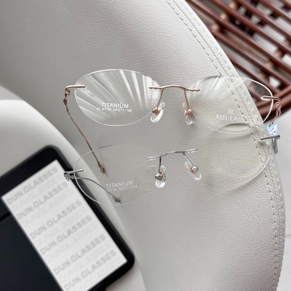  Mắt kính không viền oval G4132 