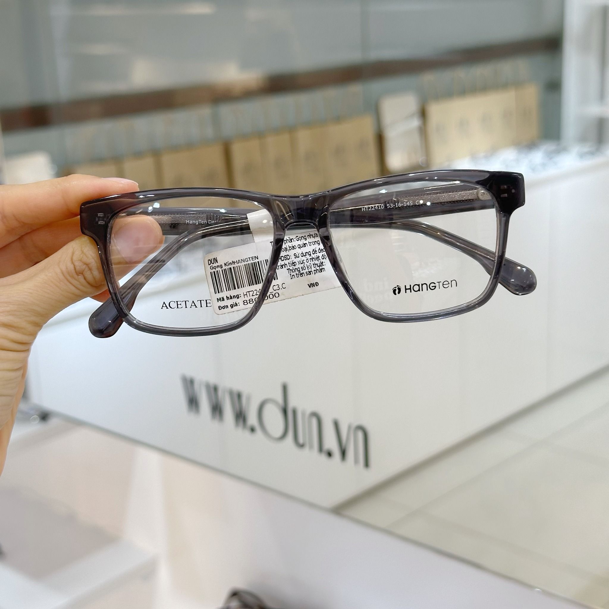  Mắt kính Acetate Hangten HT 22410 