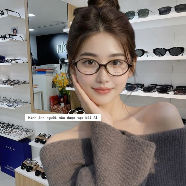  Mắt kính oval Parim 84063 