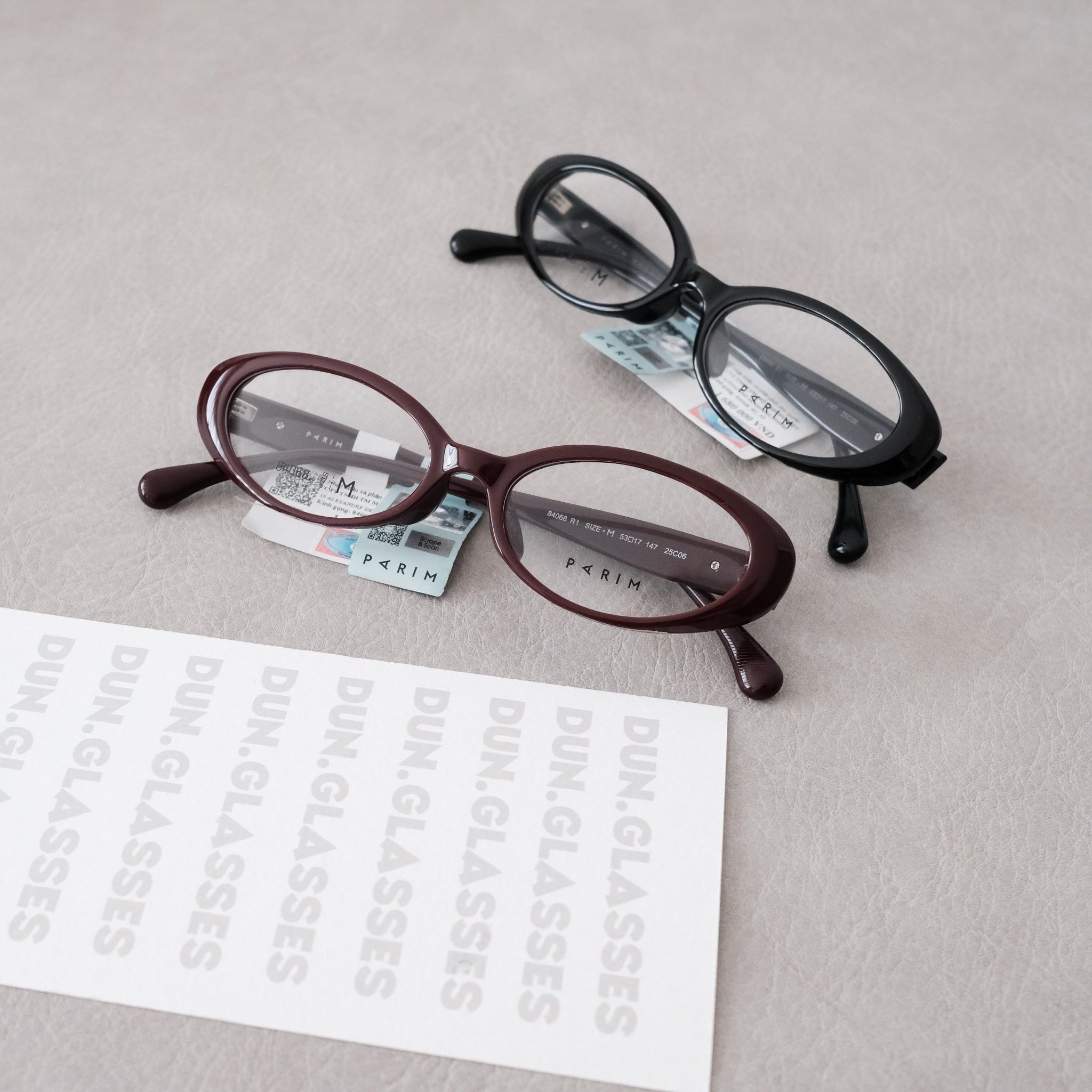  Mắt kính oval Y2K Parim 84068 