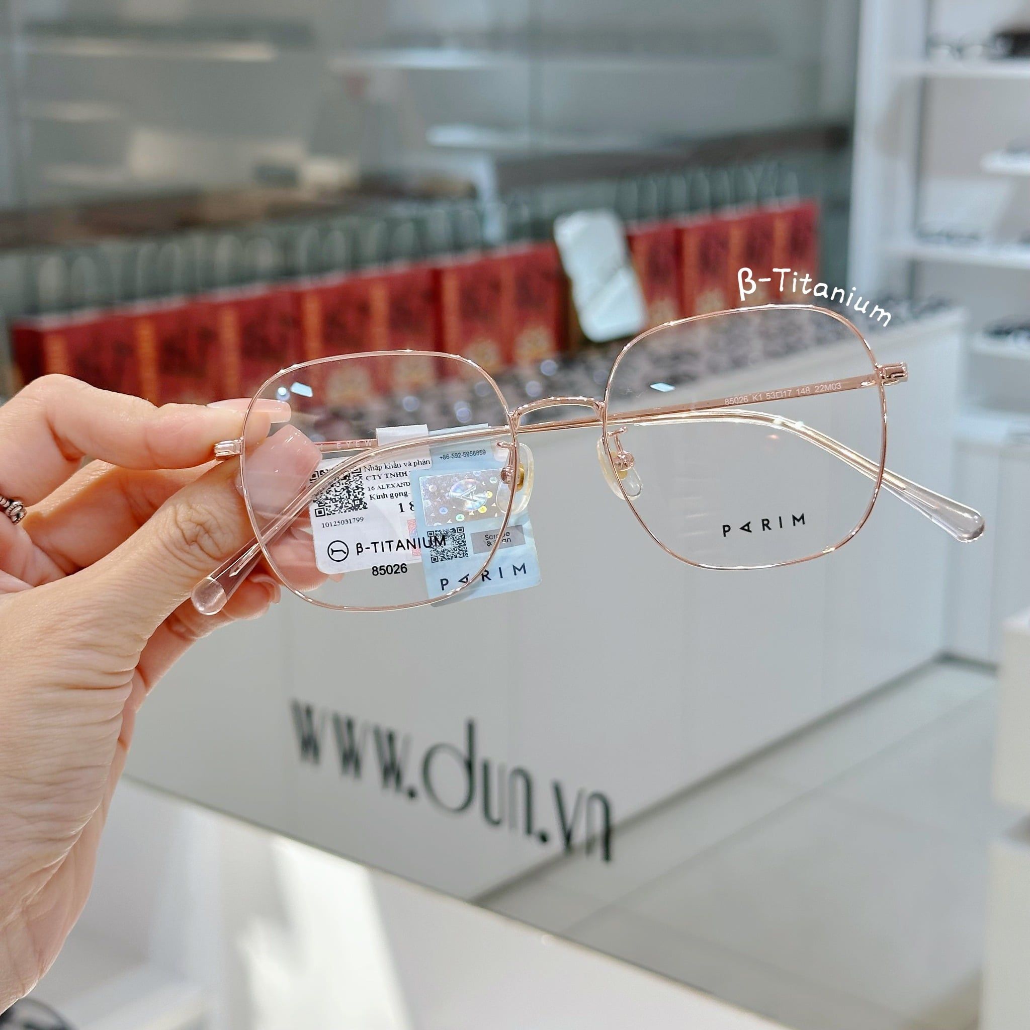  Mắt kính beta titanium Parim 85026 
