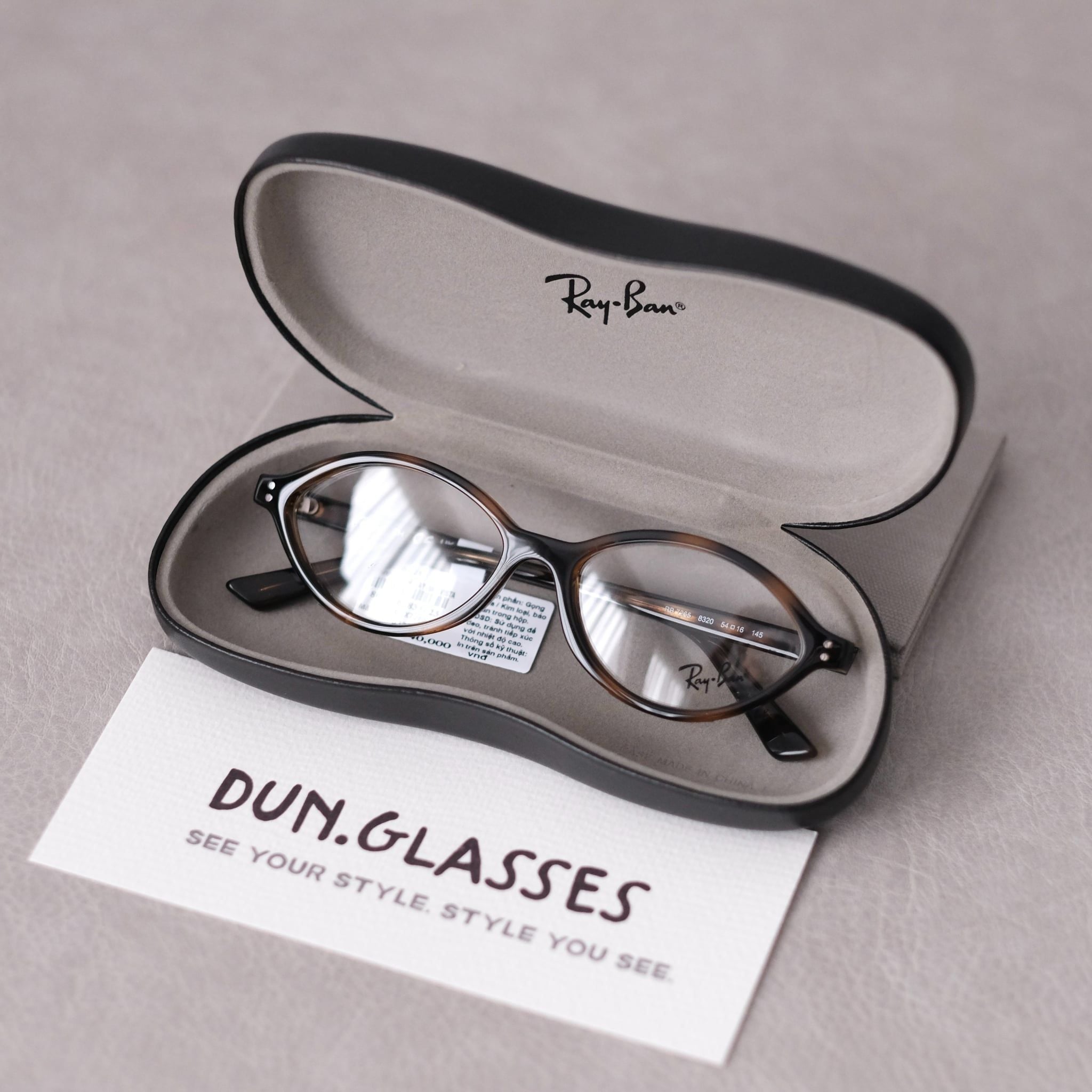  Mắt kính oval Ray-Ban RX 7265 8320 ROMY OPTICS BIO-BASED 