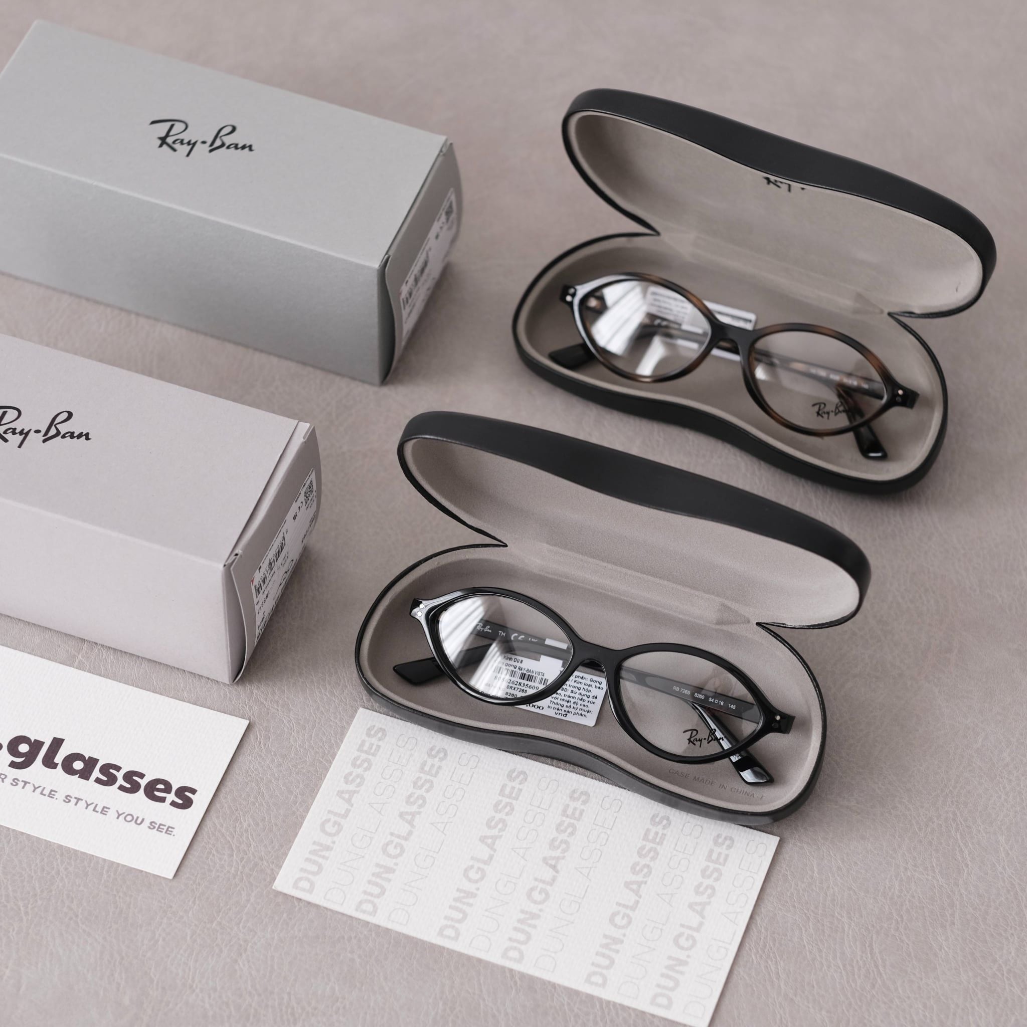  Mắt kính oval Ray-Ban RX 7265 8320 ROMY OPTICS BIO-BASED 
