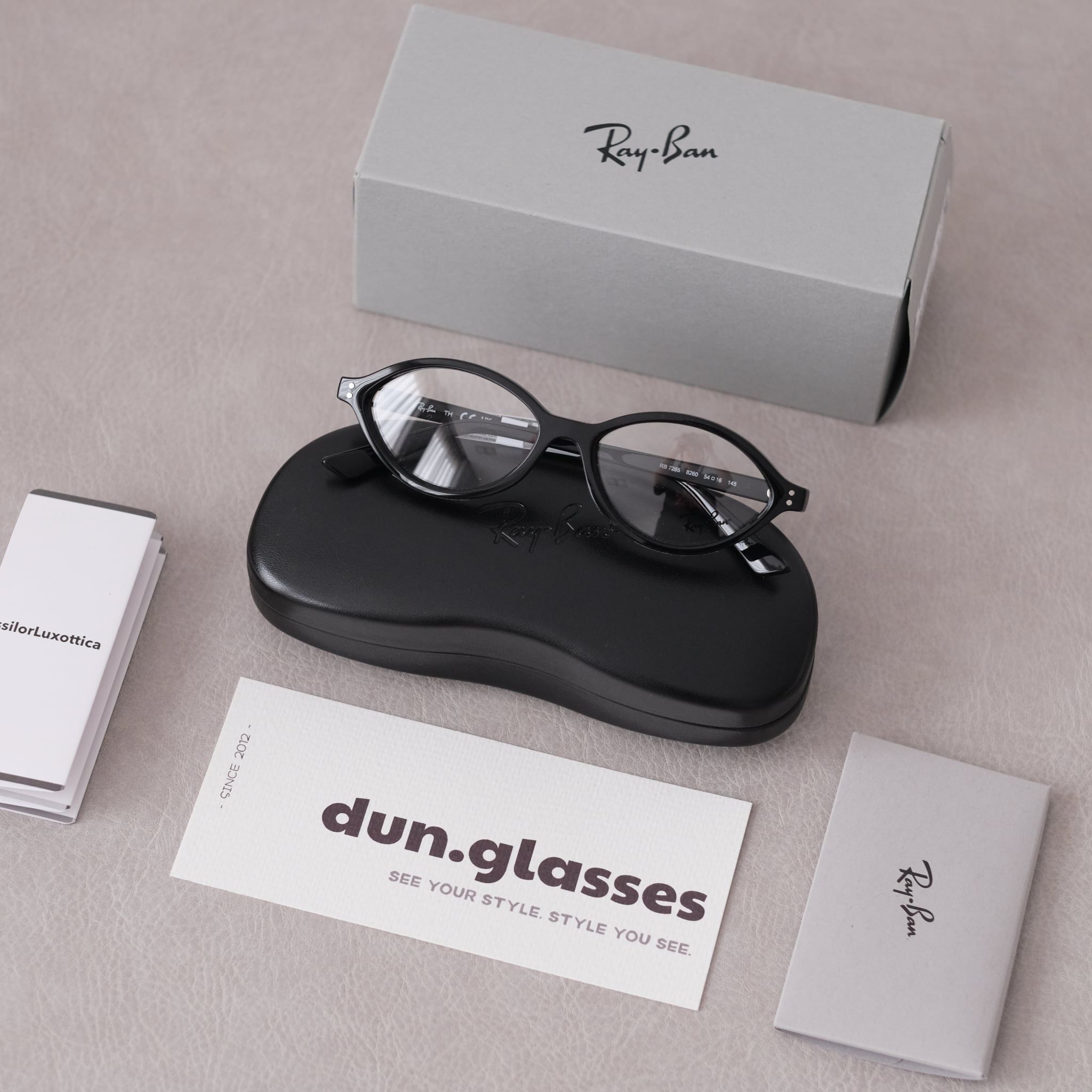  Mắt kính oval Ray-Ban RX 7265 8320 ROMY OPTICS BIO-BASED 