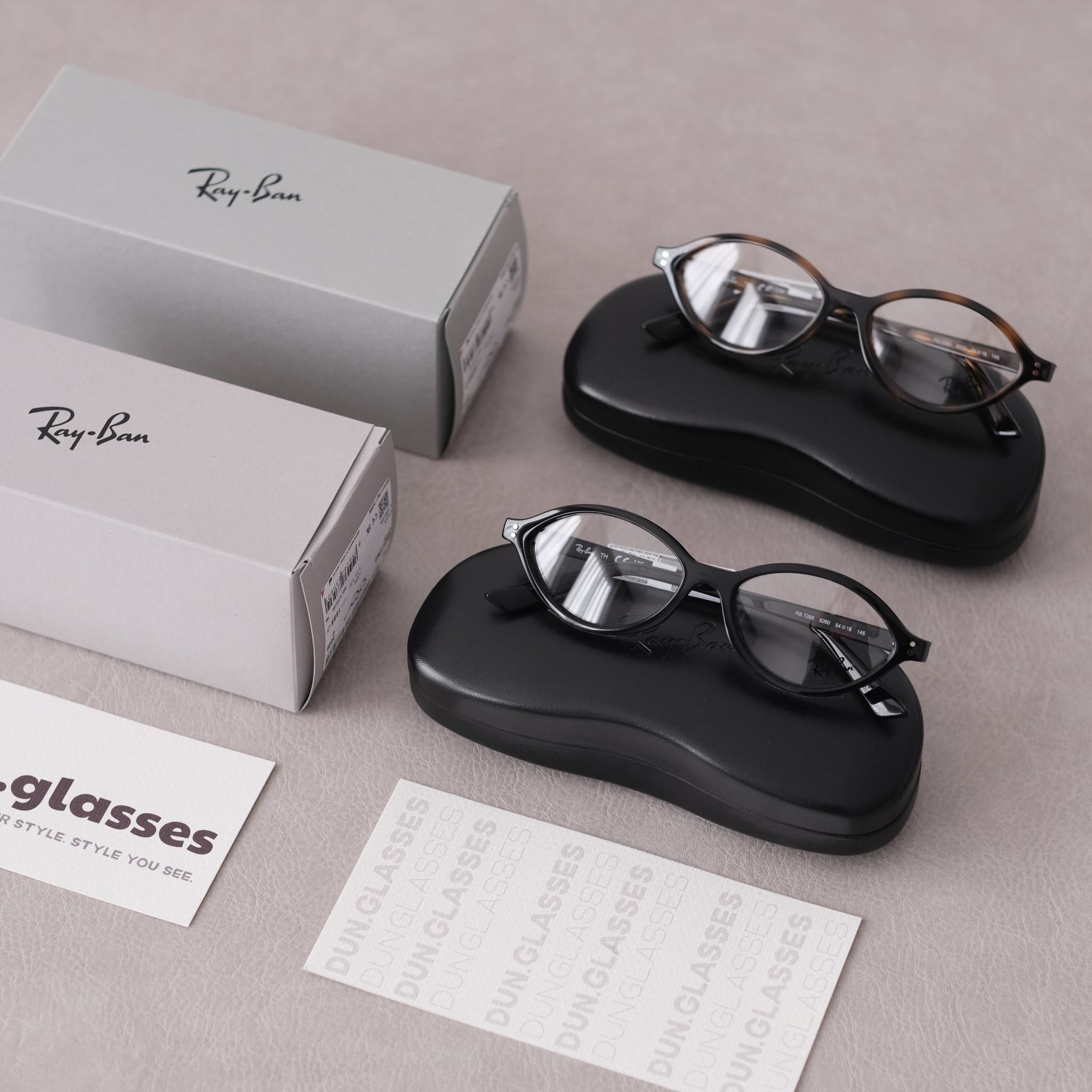  Mắt kính oval Ray-Ban RX 7265 8320 ROMY OPTICS BIO-BASED 