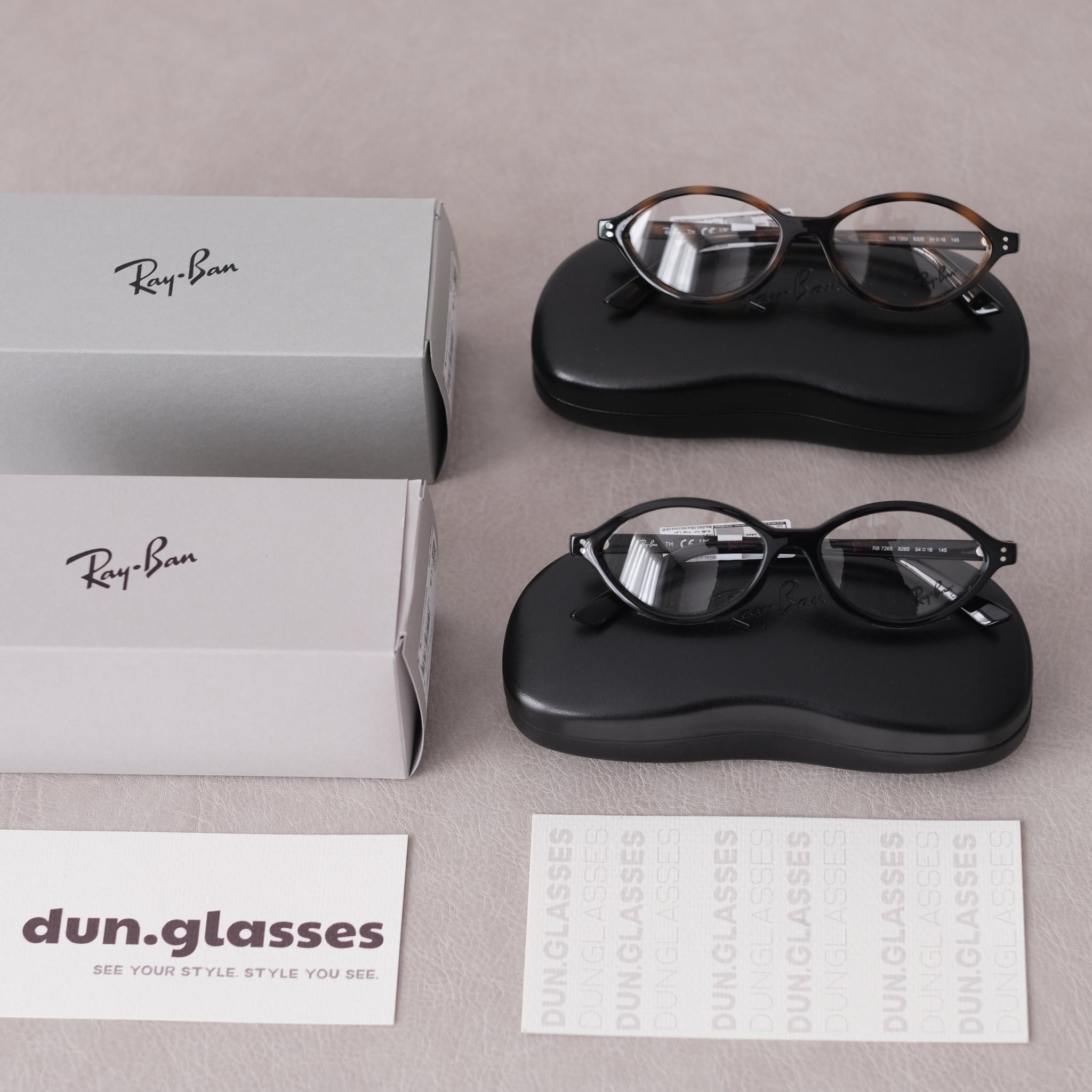  Mắt kính oval Ray-Ban RX 7265 8320 ROMY OPTICS BIO-BASED 