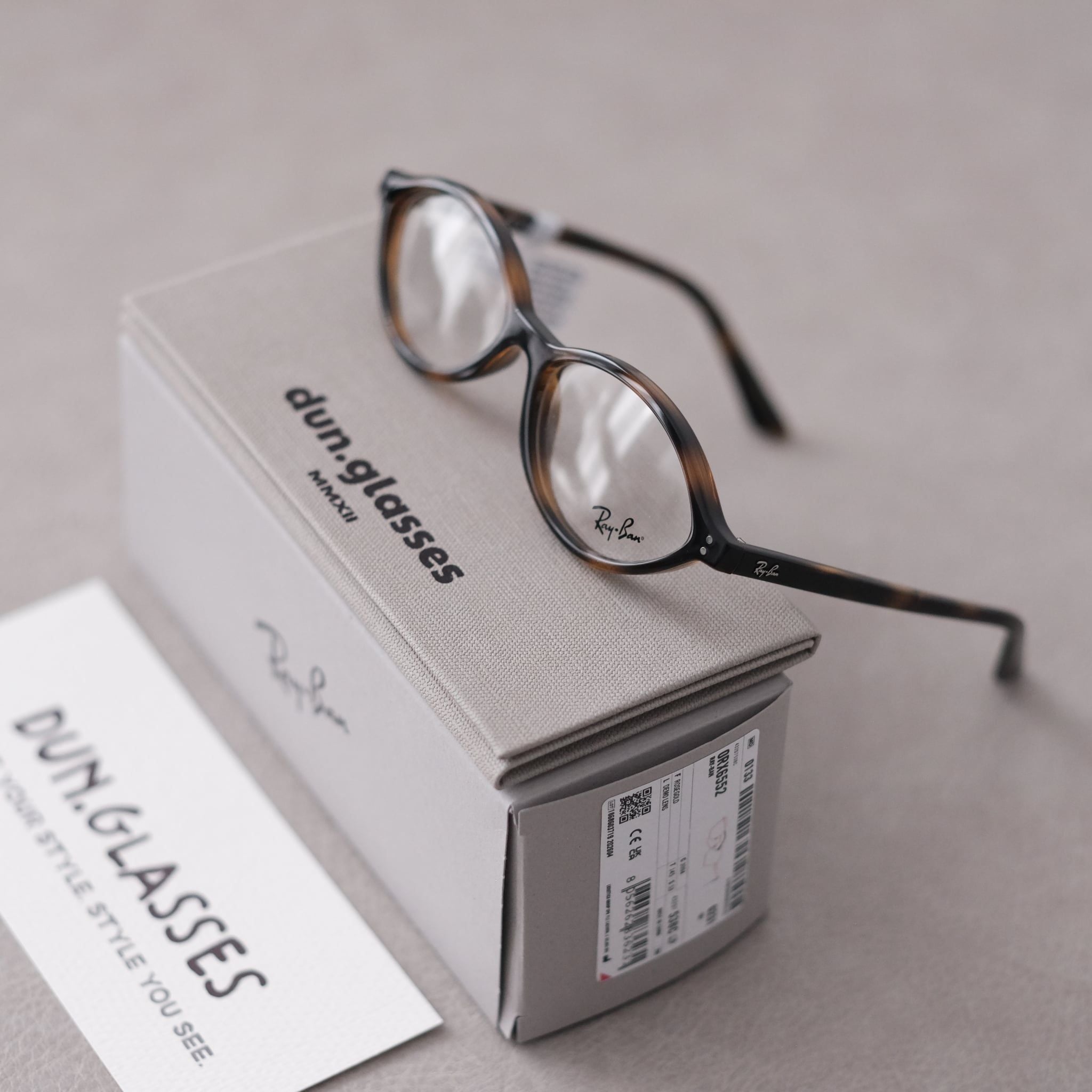  Mắt kính oval Ray-Ban RX 7265 8320 ROMY OPTICS BIO-BASED 